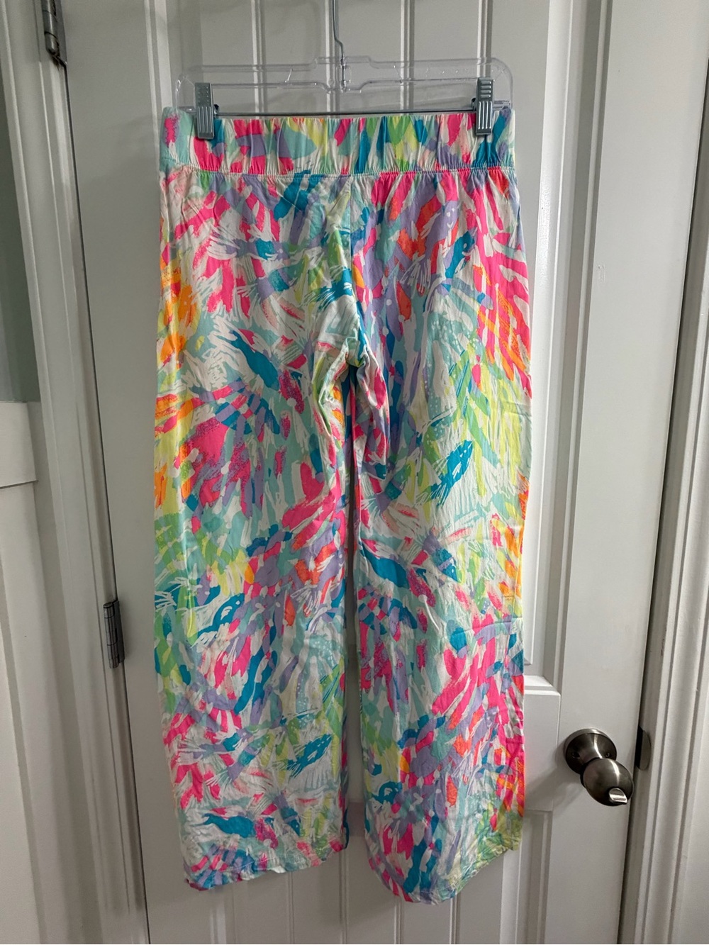 Lilly Pulitzer Bal Harbour Palazzo Pants Sparkling Sands Print Sz XS Resortwear - Picture 5 of 12